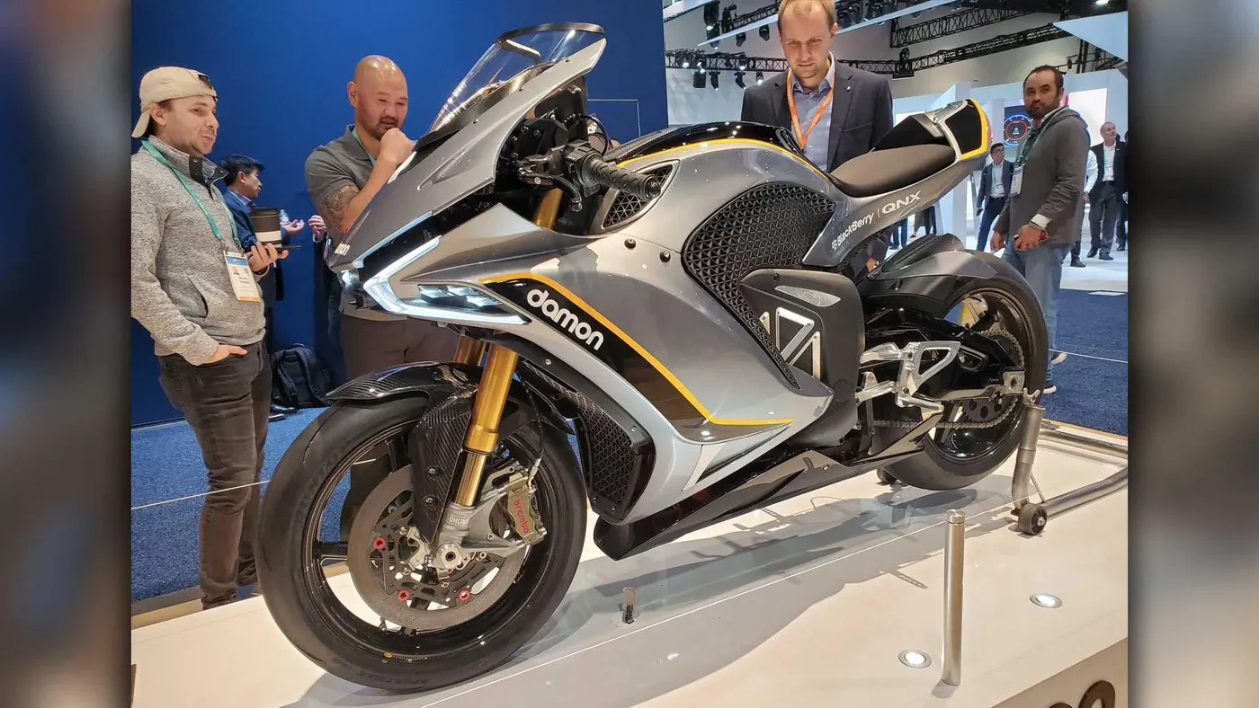The Damon booth at CES 2020