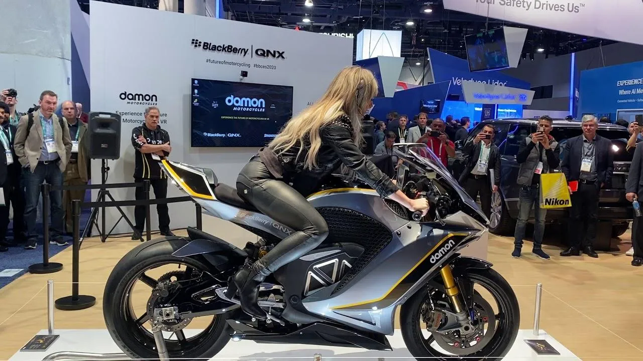 The Hypersport on the CES floor