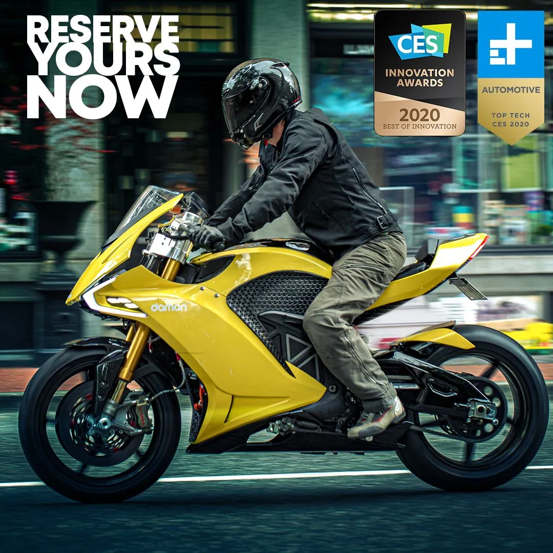 Ad: a rider on the Hypersport