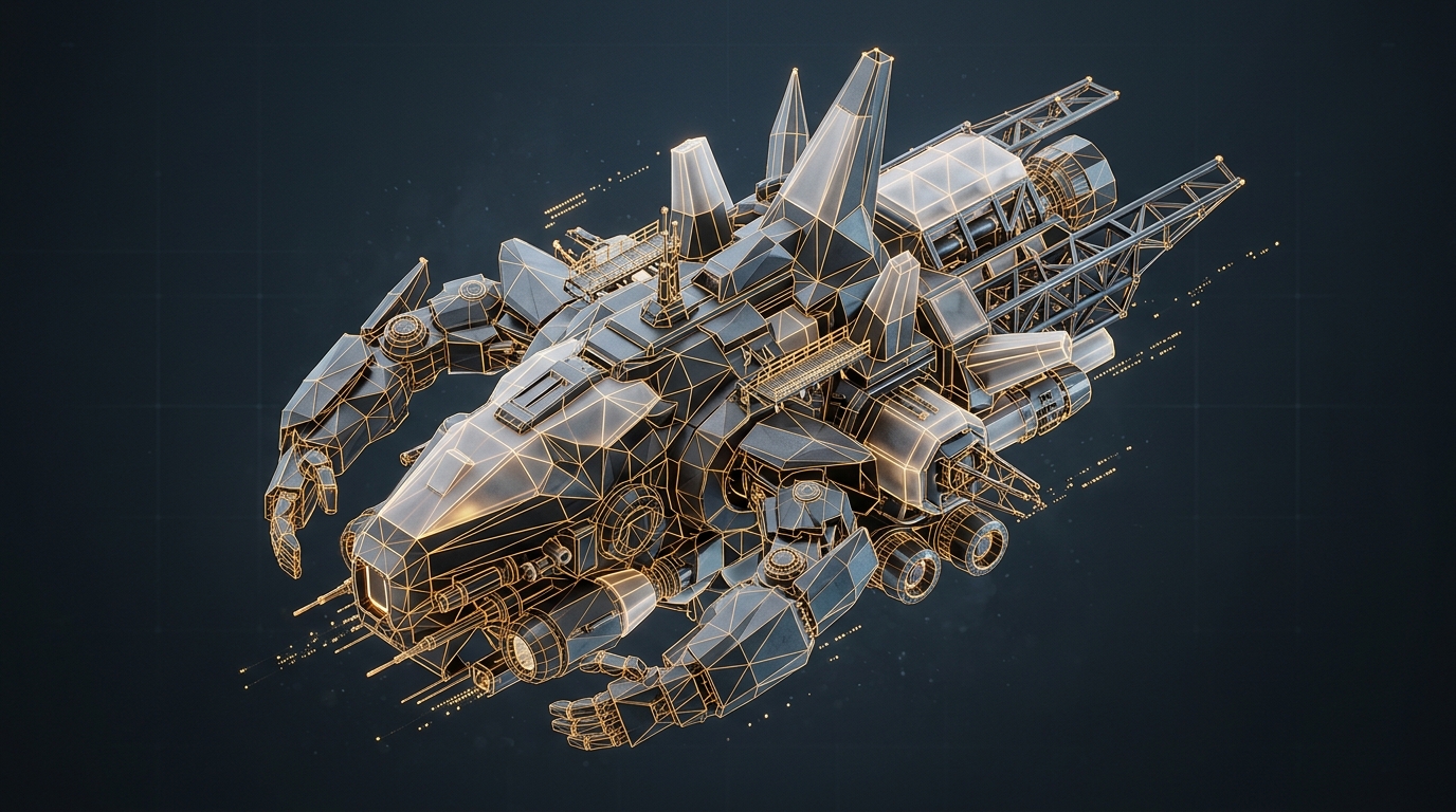 Zero-Gravity Mecha Topology