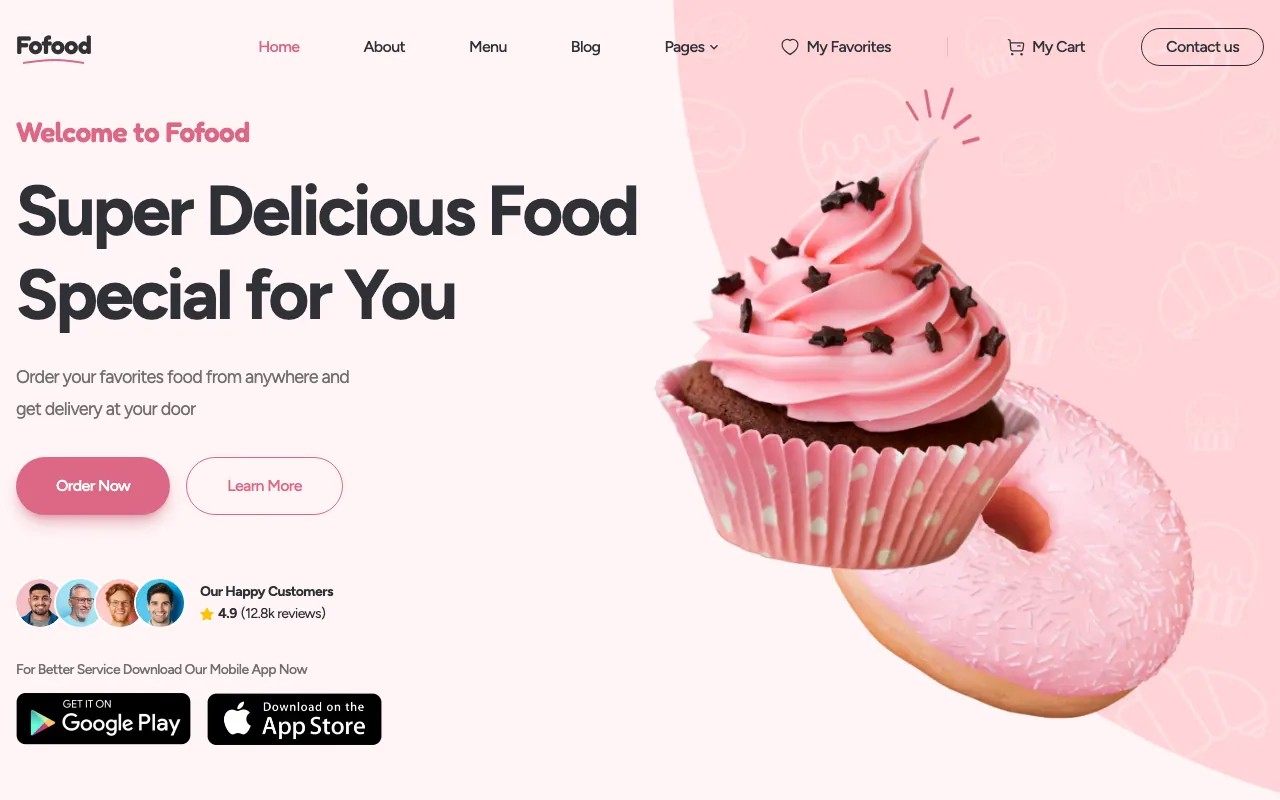 Savor template preview